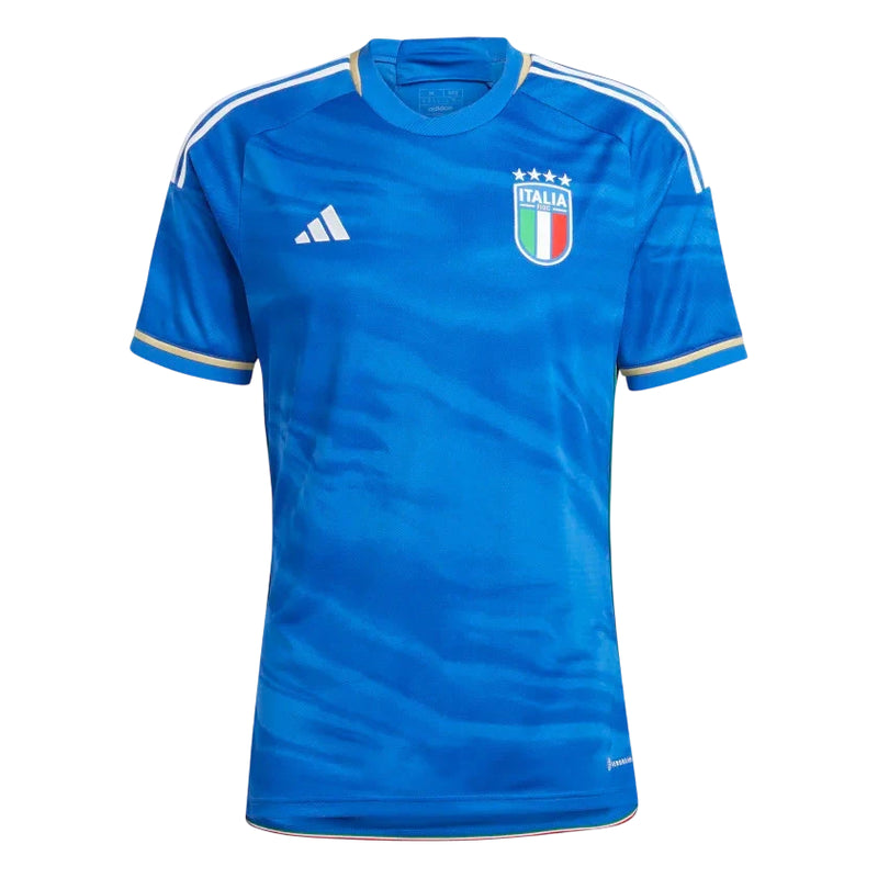 Camisa Itália I 2023 Torcedor Masculina - Azul