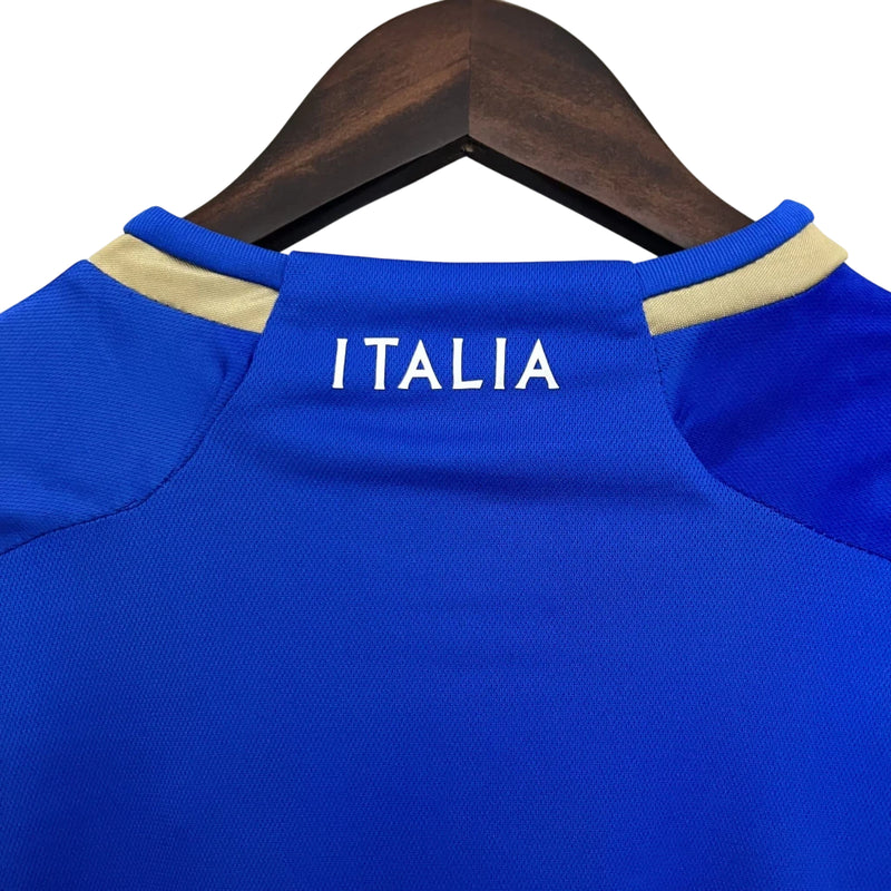 Camisa Itália I 2023 Torcedor Masculina - Azul