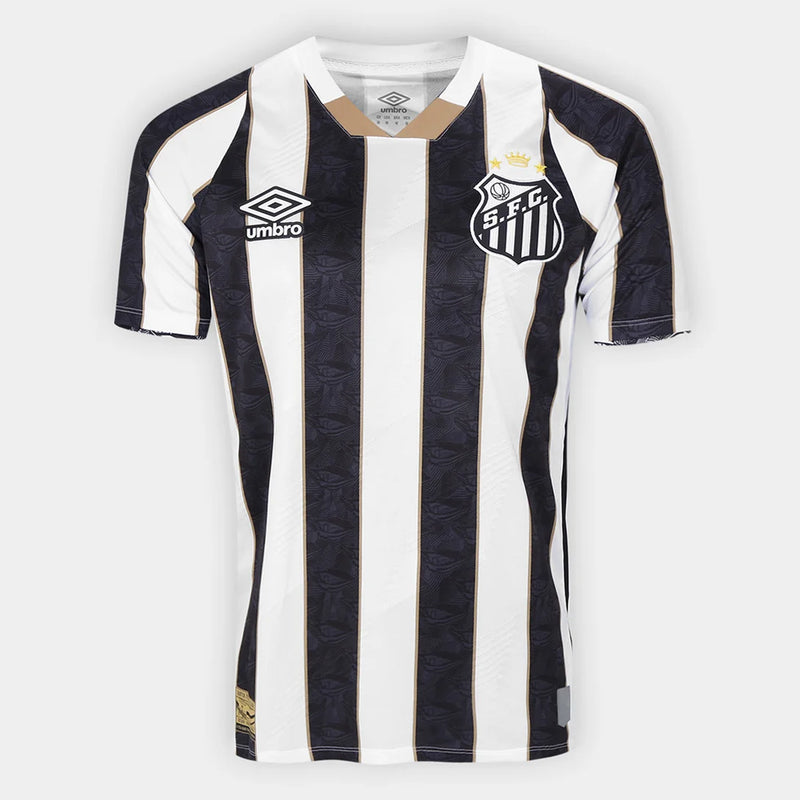 Camisa Santos II 24/25 - Preto+Branco