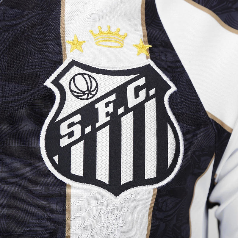 Camisa Santos II 24/25 - Preto+Branco